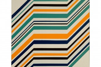 Ottavio Missoni, Untitled, 1971, 73 x 73 cm, acrylic on board