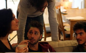 The first episode of the web series Italianers