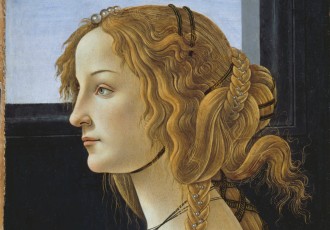 Simonetta Vespucci - Allegorical Portrait of a Lady by Sandro Botticelli, c.1445-1510. Private Collection.