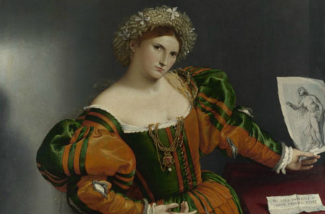 Portrait of a woman inspired by Lucretia, Lorenzo Lotto