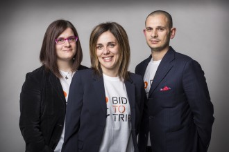 Sara Brunelli and the team of Bid to Trip