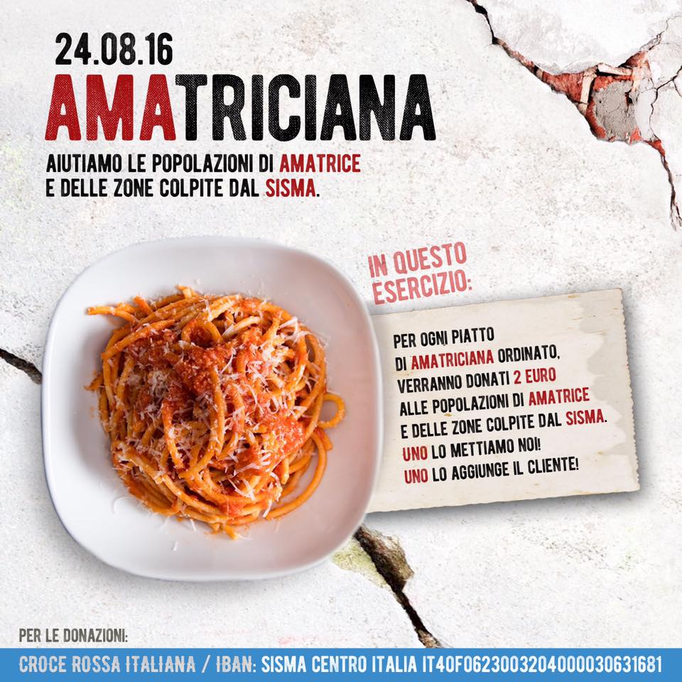 amatriciana for Amatrice