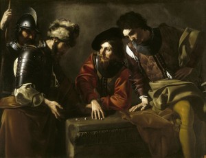 Dice players Nicolas Tournier about 1620-5 © National Trust Images/John Hammond